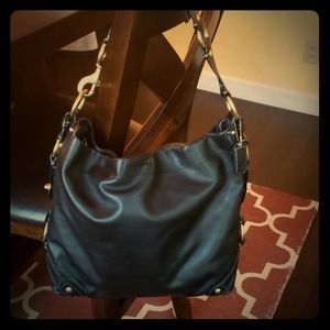 Coach hobo black purse.
